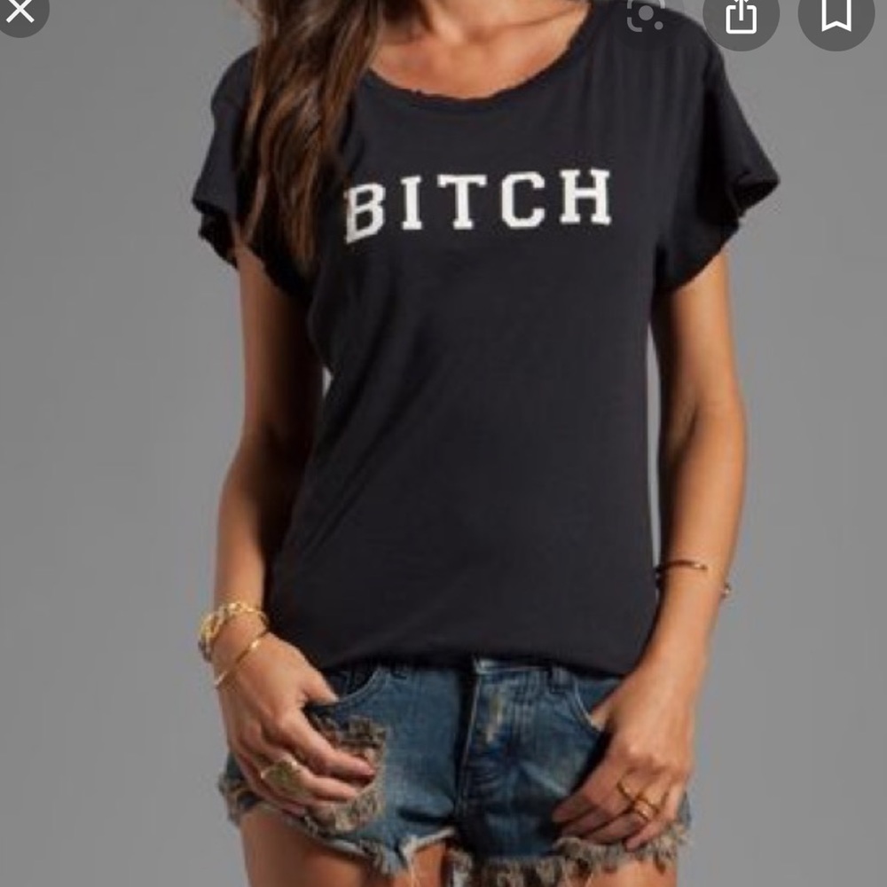 Wildfox “Bitch” top 🖤